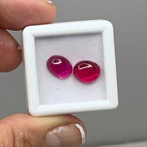 Pair of Victorian Style Rubies